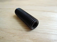 5/8"-11 x 2" Socket Set Screw Hex Drive Cup Point Black Oxide 5pcs