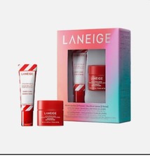 Laneige Lip Sleeping Mask Peppermint 20g & Lip Balm Candy Cane 8g Set