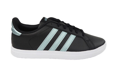 adidas Damenschuhe Freizeit- Tennisschuhe, Schwarz Mint COURTPOINT GX5715