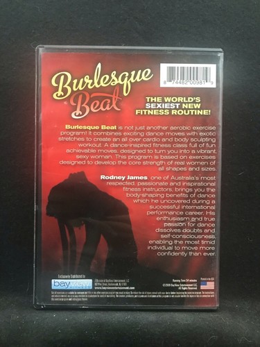 Burlesque Beat (DVD, 2010) Rodney James/Dance & Cardio Workout - Picture 2 of 2