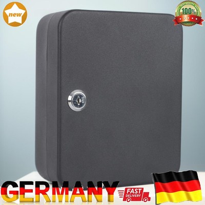 Combination Key Cabinet 20 Key Hooks Key Cabinet Wall Mount Locking Key Cabinet