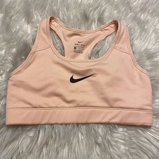 Nike Pro Small Sports Bra Pink Wireless Pullover Racerback Dri Fit