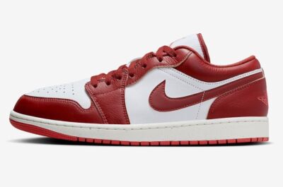 Nike Air Jordan 1 Low Lobster Sail Dune Red FJ3459-160 Men's Size