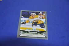 2021-22 Upper Deck Parkhurst Bronze Border # 303 Frederic Allard Nashville Preda