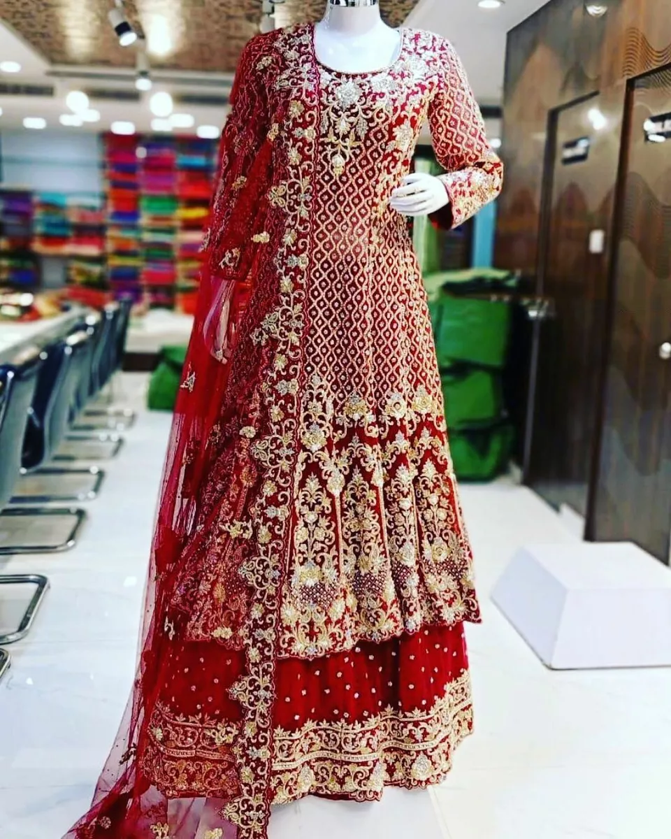 Lacha Suit Lengha Choli Lehenga Lehanga Indian Sari Saree Dress ...