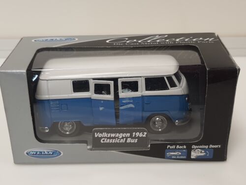 Welly 49720 VW T1 Bus 1962 Camper Van 1:24 Scale Die Cast Model Post