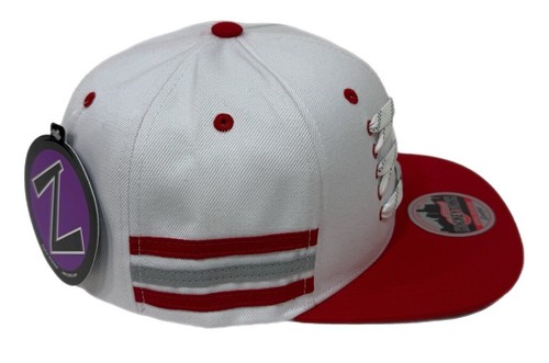 Zephyr NHL Detroit Red Wings RARE Lacer "Locker Room" flat bill SnapBack Hat NWT - Picture 5 of 6