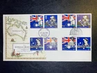 1988 AUSTRALIAN BICENTENARY ROYAL MAIL DOUBLE DATED FDC & BRIGHTON SHS CV £50