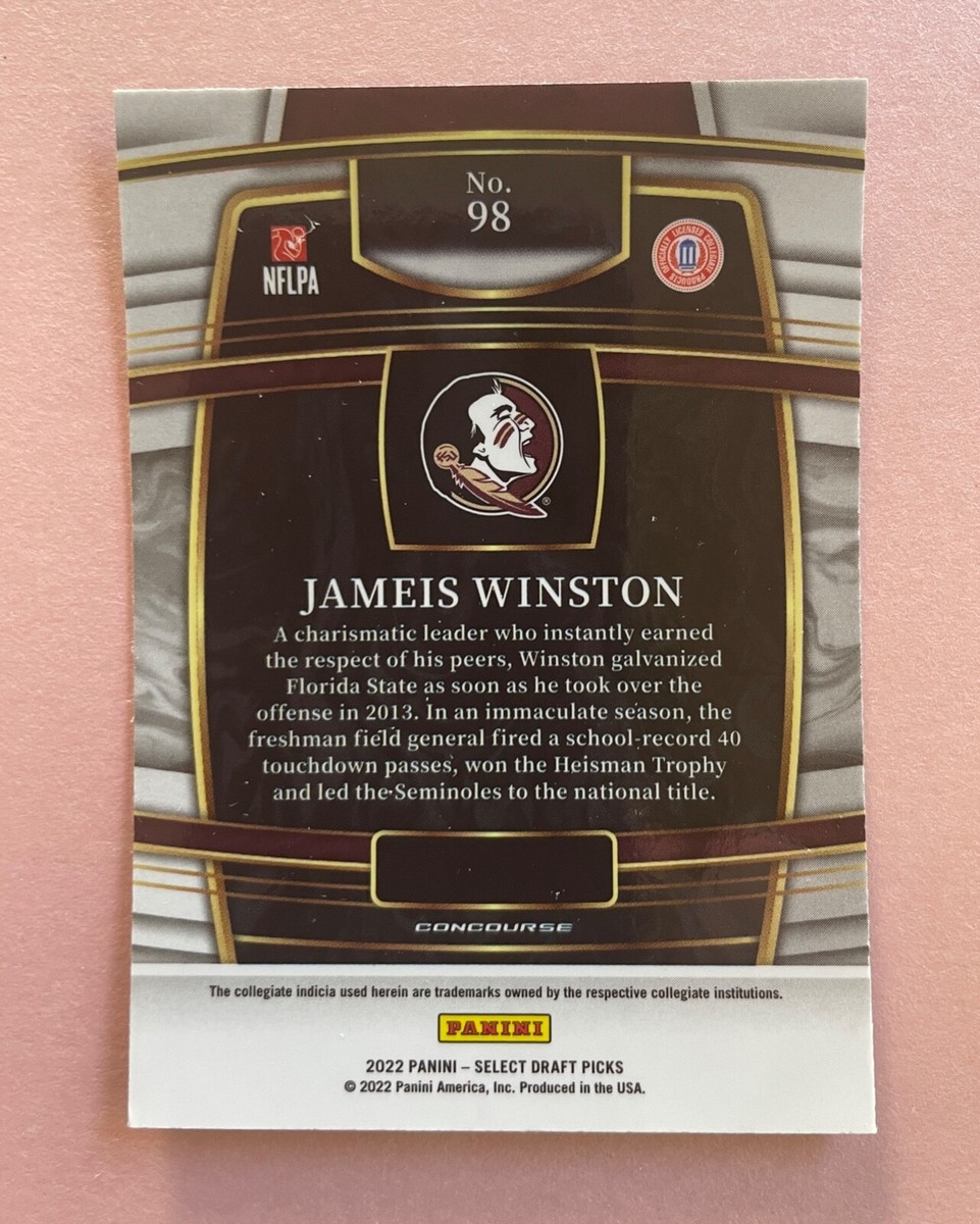 2022 Panini Select Draft Picks Jameis Winston #98 Cleveland Browns