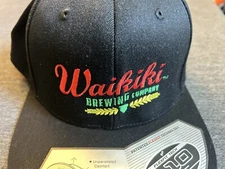 Waiki Brewing Conpany Snapback OSFM Adjustable Black Ships Free