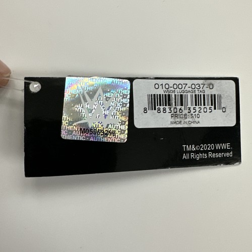 WWE Authentic WrestleMania 36 Pirate Skeleton Luggage Tag Tampa Bay 2020 - Picture 5 of 5