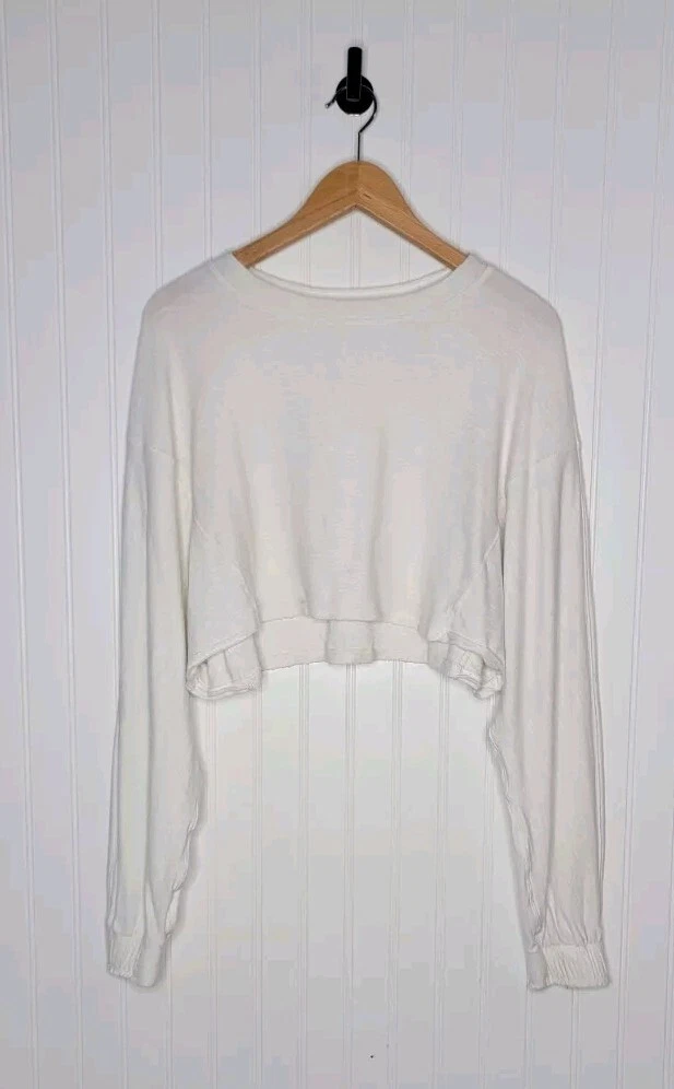 free-people-movement surfside crop sweatshirt