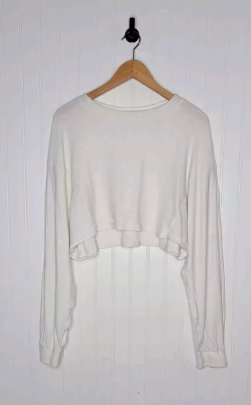 free-people-movement surfside crop sweatshirt