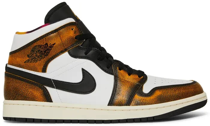 シューズ(男性用) NIKE airjordan1 taxi mid 25.5 Air Jordan 1 Mid GS 'Taxi' — Kick Game
