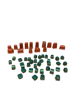52 Pc Replacement Pieces Houses Hotels MONOPOLY 70th Anniversary Edition