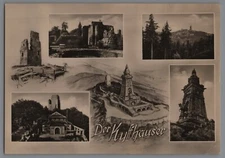 Der Kyffhauser Der Kyffhäuser Four Scenes multiview RPPC postcard A8