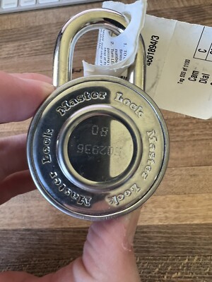 SUPREME X MASTER LOCK - COMBINATION LOCK Black NWT NOS DS | eBay