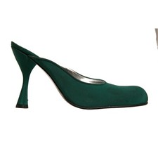 DOLCE & GABBANA Shoes Green Suede Leather High Heel Pumps EU39 / US8.5 1130usd