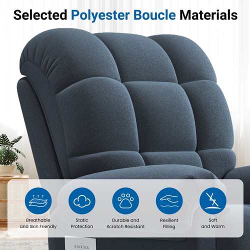 Elektrisch Relaxsessel Fernsehsessel Liegefunktion Sofa Relaxstuhl Ergonomisch - Bild 13 von 32