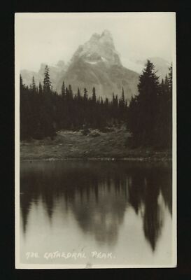 Cathedral Peak - Cathedral Mountain, located in the upper Kicking - Old Photo
