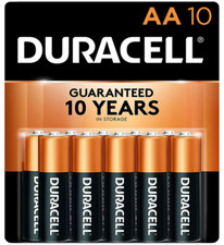 Duracell CopperTop AA Alkaline Batteries Long Lasting Powerful Double A Bulk