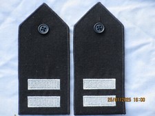 British Army Defence Fire Service Shoulder Straps: Crew Manager,