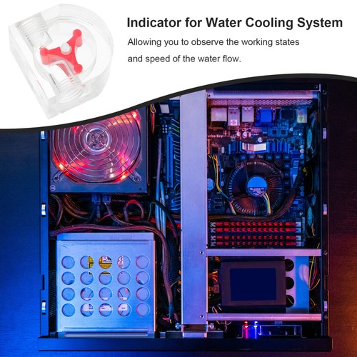 Débitmètre D'eau Informatique Durite Refroidissement Indicateur De - Photo 6/12