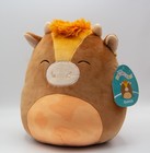 10" Quinick The Orange Brown Cow with Spotted Belly Squishmallows Plush Toy BNWT