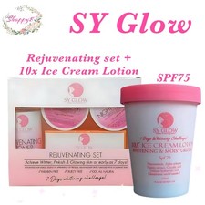 SY GLOW 10X ICE CREAM LOTION SPF75  Rejuvenating Set
