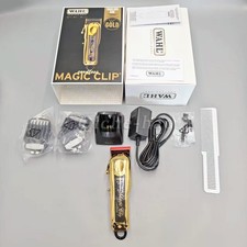 Wahl Professional 5-Star Cordless Magic Clip Hair Clipper 8148-700 w/ Stand Gold
