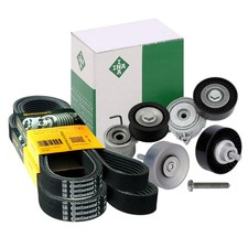 CONTI 7PK1272 6PK2445 INA Rollen Satz für AUDI S4 B8 S5 8T3 8TA 8F7 3.0 Quattro