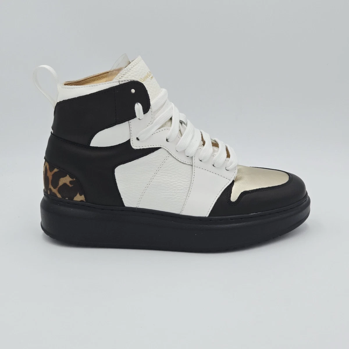Chaussures à Lacets Russell & Bromley Polly - Noir Verni Avec Talon Cristal - Taille 38.5 - Occasion
