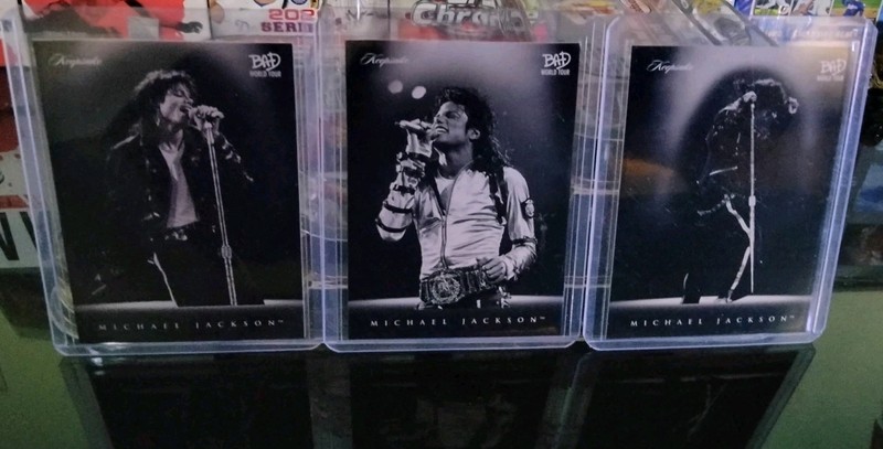 2025 Michael Jackson Bad World Tour Keepsake Premiere Edition Lot 3 Cards 