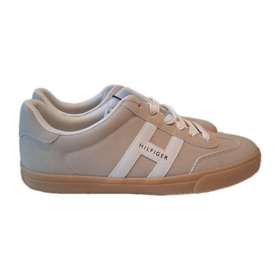 Tommy Hilfiger Women's Lexeih Low Profile Sneakers Size 9M Lace Up Tan Shoes 