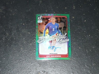 2024-25 Panini Donruss #BG-AD Abby Dahlkemper USA Dragon Scale Prizm Auto /99