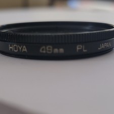 Hoya 49mm PL Polarizing Filter Non-Reflex Camera Lens Black Japan Photography