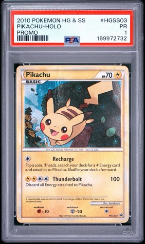 Pikachu graded PSA 1 for sale on eBay
