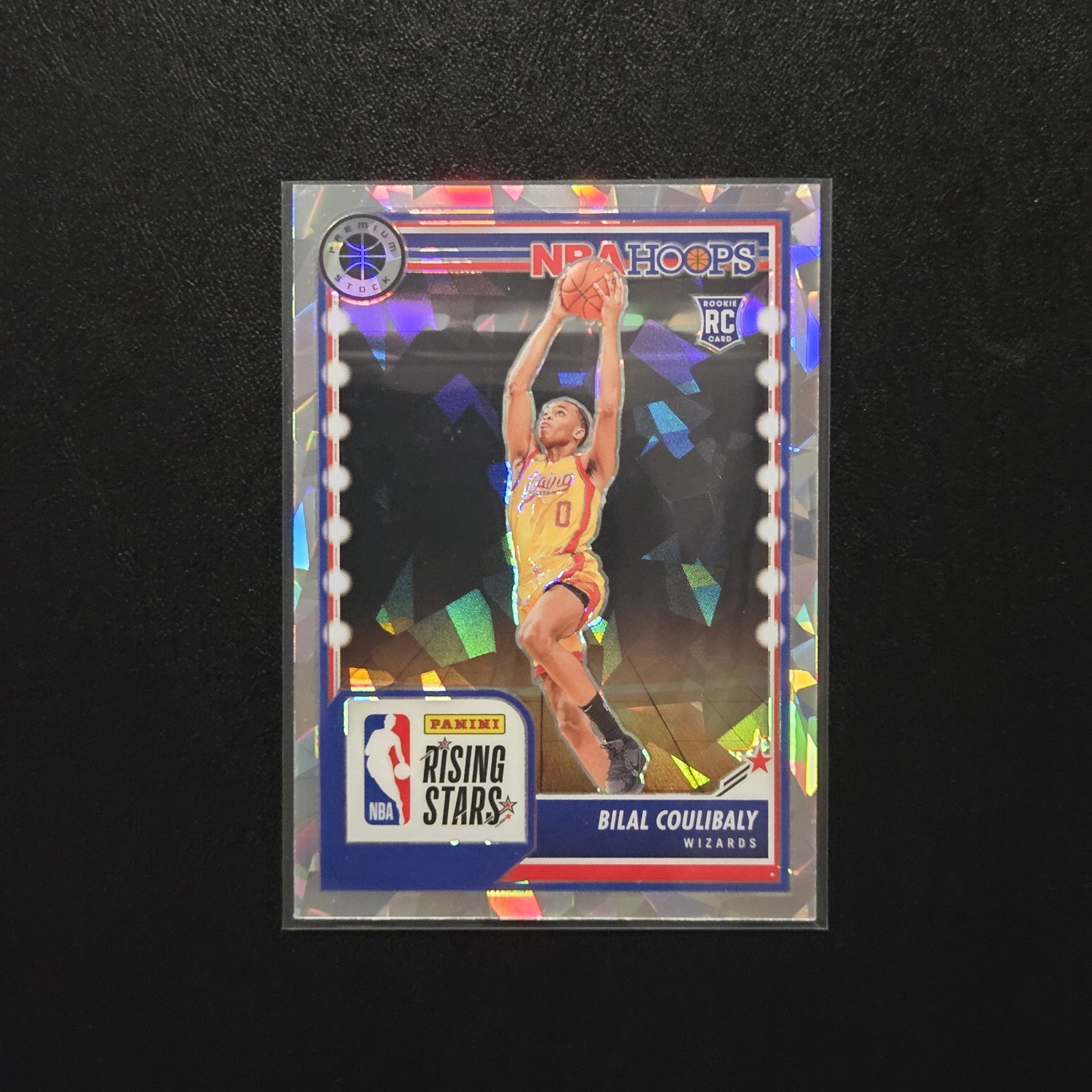 BILAL COULIBALY – 2023-24 Panini NBA Hoops Premium Stock Rising Stars #287 Ice