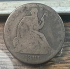1891 Seated Liberty Half Dollar Nice Original Good CHRC
