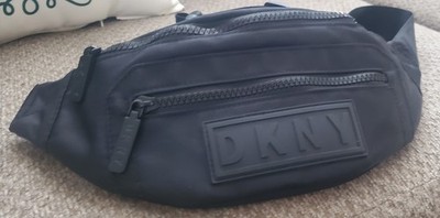 DKNY Classic Black Fannypack Belt Bag Pouch NWT $68 Value 