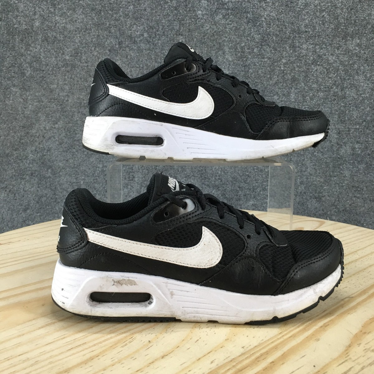 Nike Shoes Womens Air Max SC Sneakers Black Lace Up Casual Low