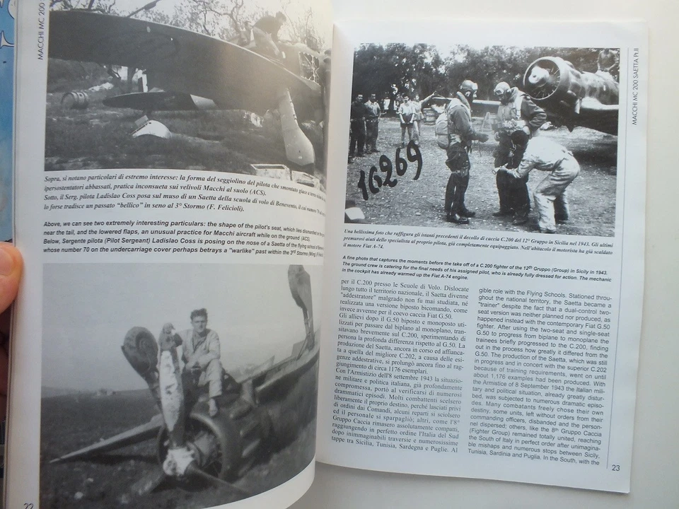 Macchi Mc 200 Saetta, Pt. 2 (Aviolibri Special 9) *Italian/English languages* - Image 4 of 4