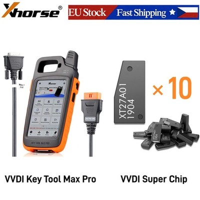 Xhorse VVDI Key Tool Max Pro Generate Transponder With 10PCS VVDI Super Chips