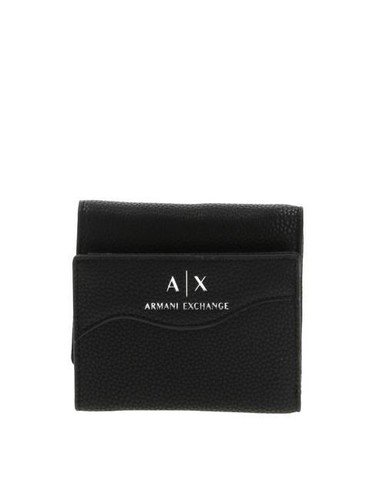 PORTAFOGLIO DONNA ARMANI EXCHANGE wave portafoglio piccolo NERO ND scelta=P NER