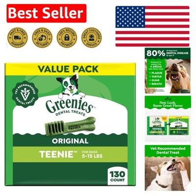 Teenie Size  Flavor Dental Treats - Promotes Fresh Breath & Oral Health