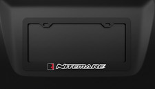 Roush Nitemare Premium Matte Black License Plate Frame Tag Holder For F150 Metal Roush Nitemare Premium Matte Black License Plate Frame Tag Holder For F150 Metal