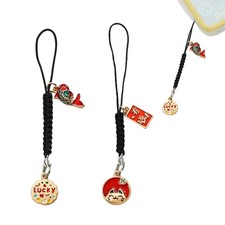Fish Design Phone Strap Lanyard With Alloy Charm For Smartphone Security