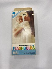 Sylvania blue dot flashbulbs M3B 12 blue bulbs