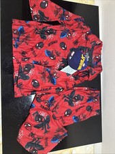 NWT Boys 2T Marvel Spider-Man Pajama PJ Set Top And Bottom Flame Resistant