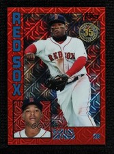 2019 Update Silver Pack 1984 Topps Baseball Chrome Red 5/5 Rafael Devers 18k3